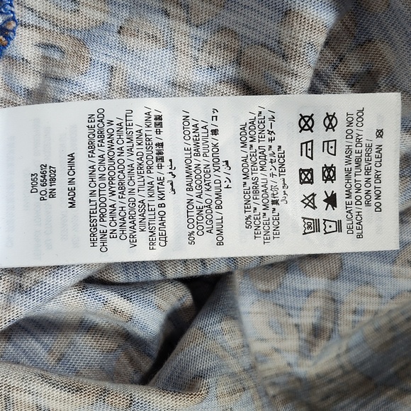 Boden Naomi Relaxed Jersey Dress Gingerbread, Dandelion Sprig 14 - Picture 13 of 13